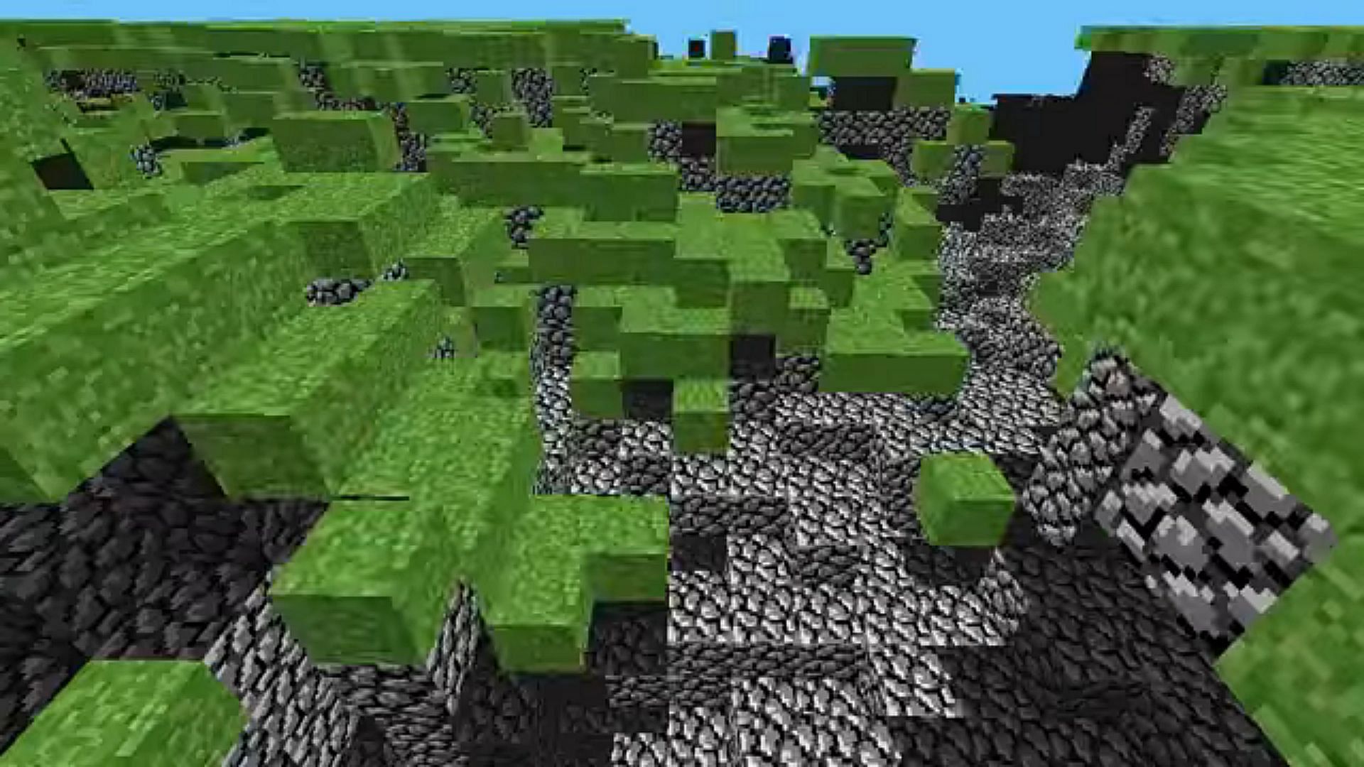 Minecraft's first version was back in May of 2009 when it was only called 'Cave Game' (Image via Notch)
